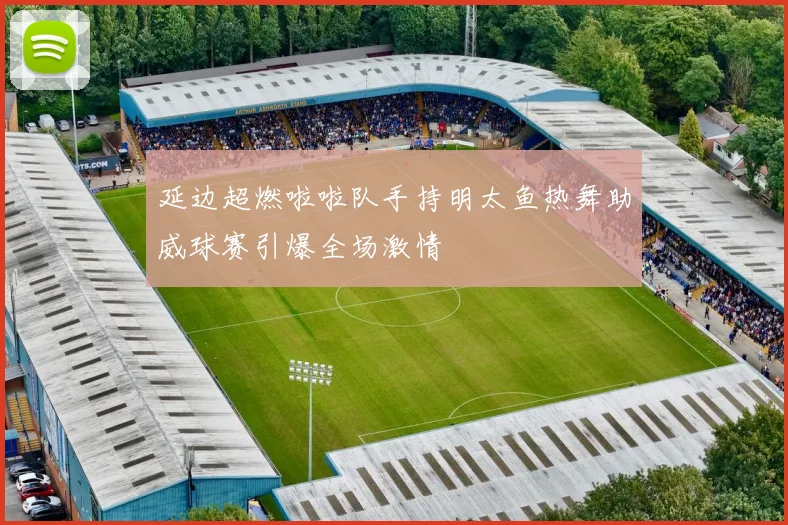 延边超燃啦啦队手持明太鱼热舞助威球赛引爆全场激情